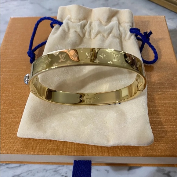 100% Authentic Louis Vuitton Bracelet Gold - Picture 6 of 12